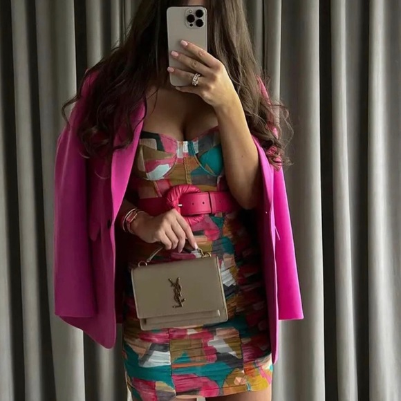 BNWT CHAIN STRAP PRINT DRESS SZ SM - Picture 10 of 16